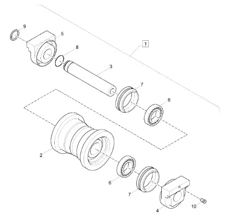 8LM9-12050CG - Опорный каток